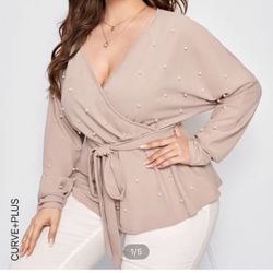 Plus Sized Womans Blouse 