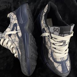 Gucci Rython GG Grey Navy