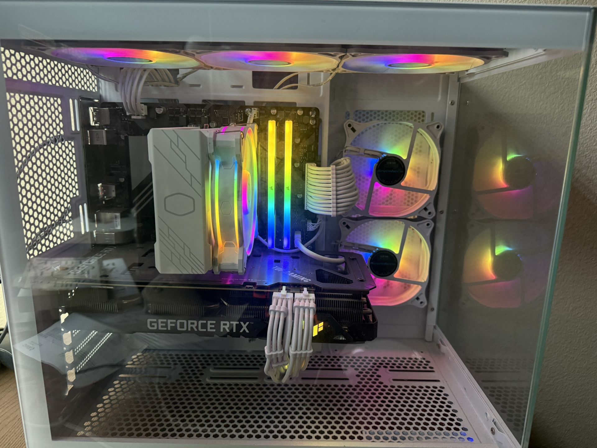 Custom Gaming PC Ryzen 5 7600X RTX 3060 1TB SSD Clean RGB Build for ...