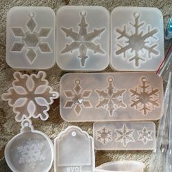 Silicone Snowflake Molds 