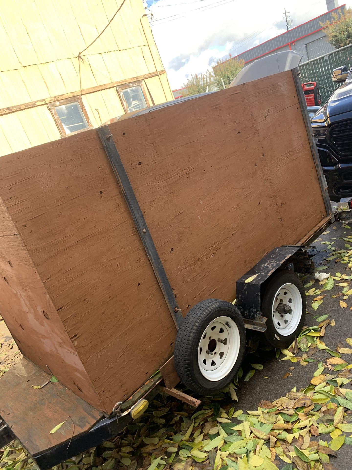4x8 Used Hook Up Trailer For Sale 