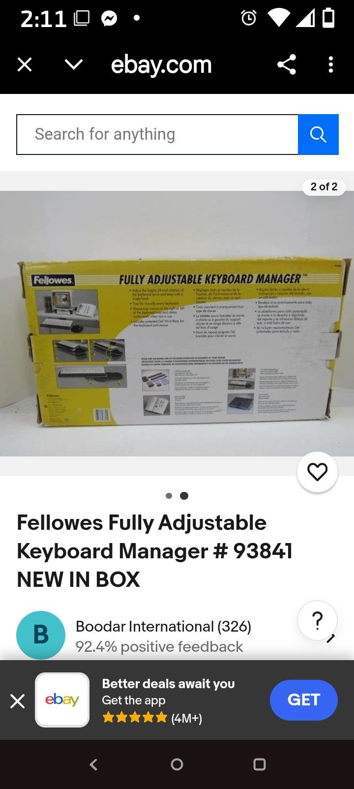 FULLY ADJUSTABLE KEYBOARD MANAGER 