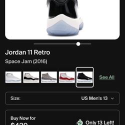 Jordan 11 Retro Space Jam
