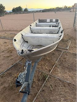 Aluminum John Boat 14ft - Tittle