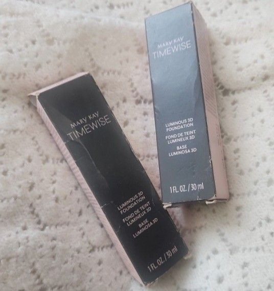 2 Bronze 100  Mary Kay Timewise. Never Used. New. Boxes A Bit Scratched 