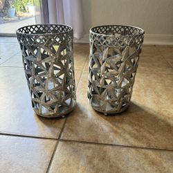 Silver Vases 