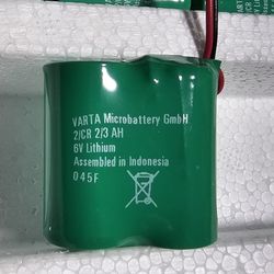 6 volt Lithium Batteries