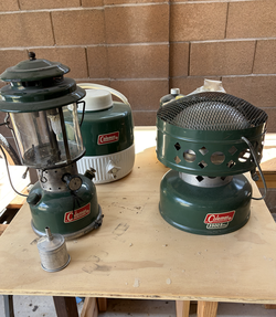 Vintage Coleman Camping Gear