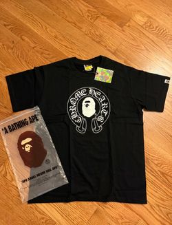 Brand new BAPE-inspired black graphic tee