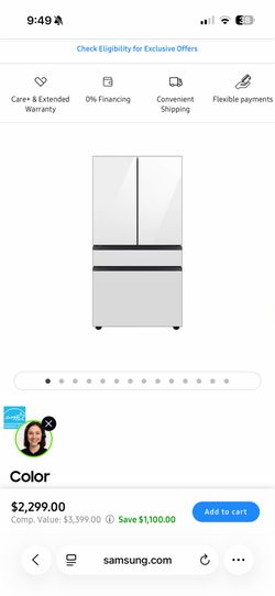 Samsung 4 door fridge