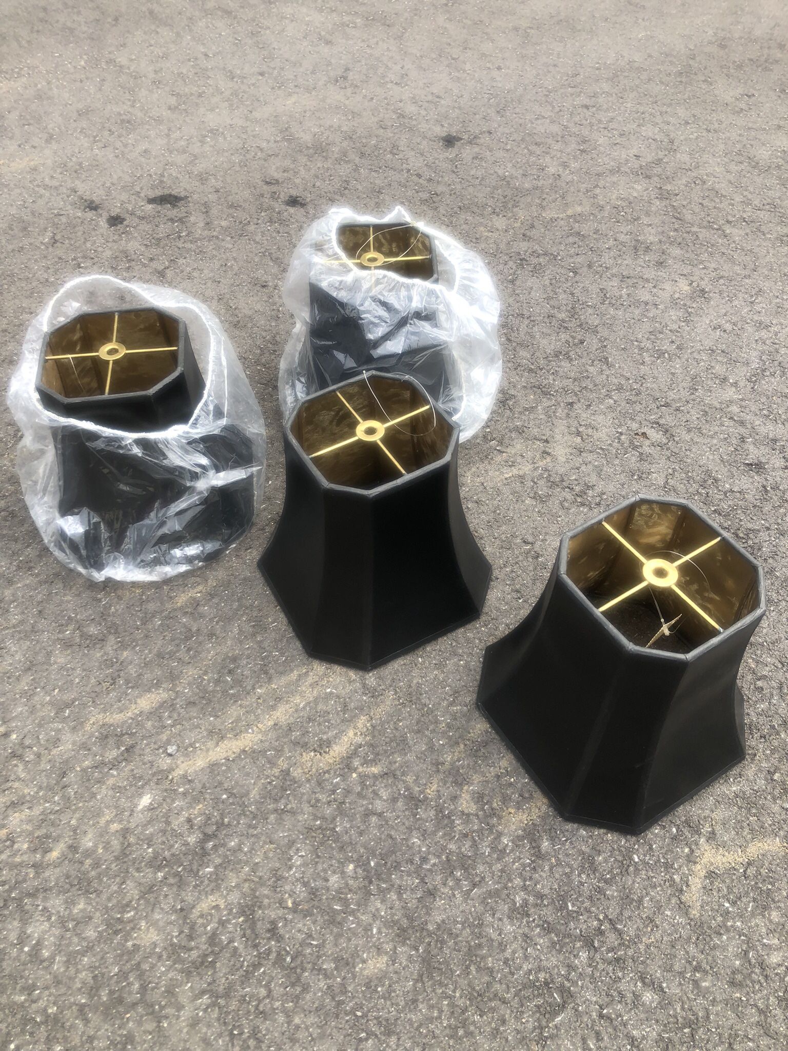 4 Black lamp Shade