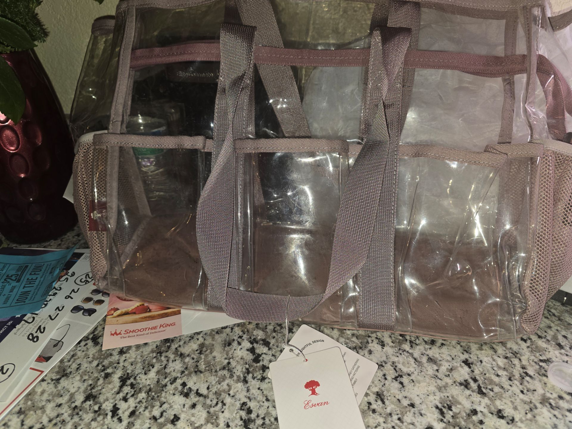 Big tote bag clear