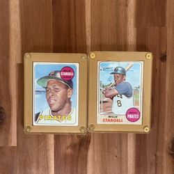 2 Willie Stargell Vintage Baseball Cards - HOF 
