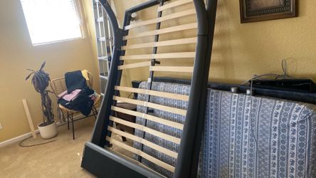 Solid full size bed frame