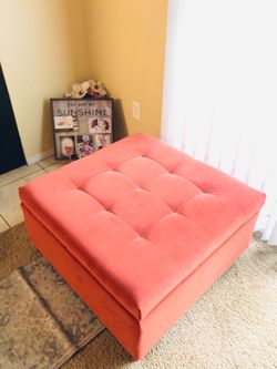 Large Square Tufted Ottoman Home Goods
