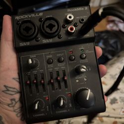 Microphone And Sound Mixer