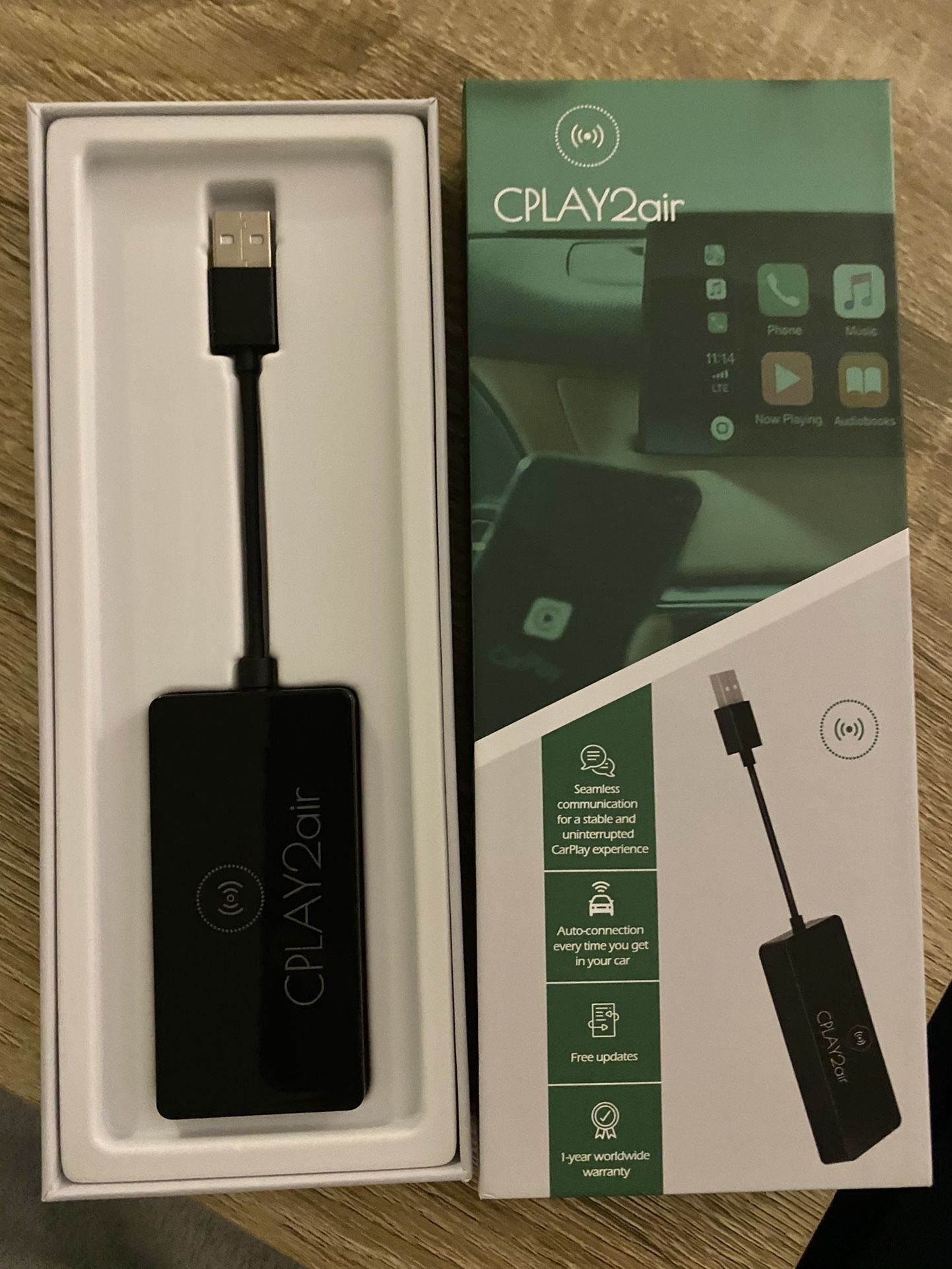 CPLAY2air Wireless CarPlay Adapter