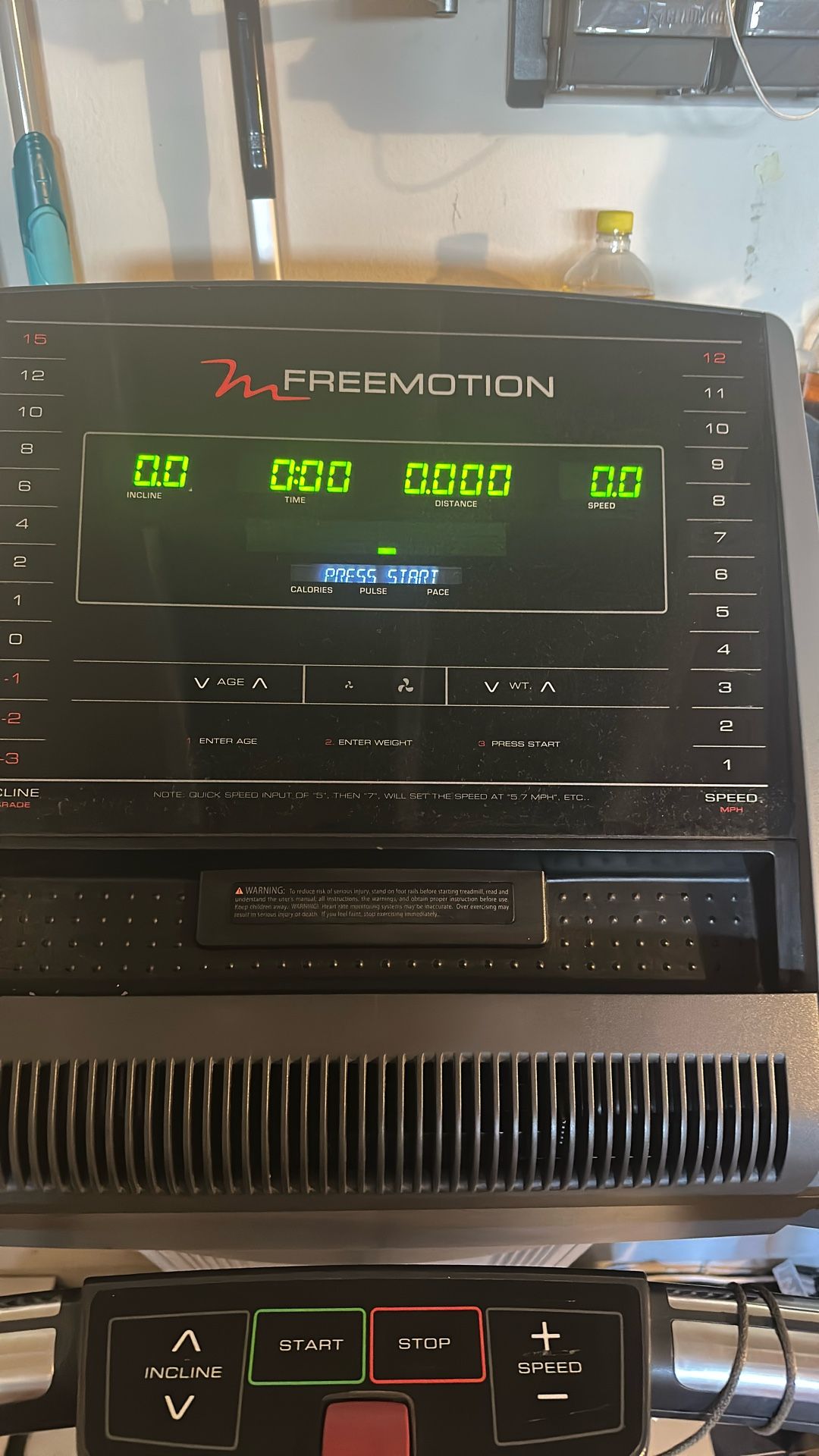 Free motion Treadmill