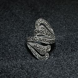 Marcasite Sterling Silver Ring 