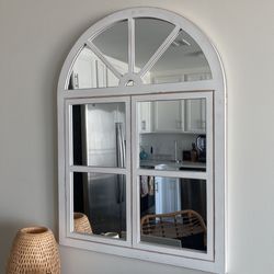 Solid Wood Window Mirror