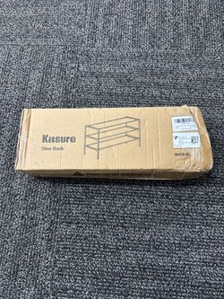 Kitsure 3-Tier Shoe Rack Medium Black
