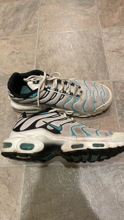 Nike Air Max Plus “White/Hyper Jade-Black-Reflect Silver” Men’s Shoes SIZE 9.5