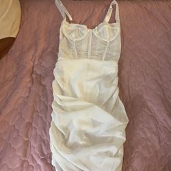 Polly Ruched Dress Small