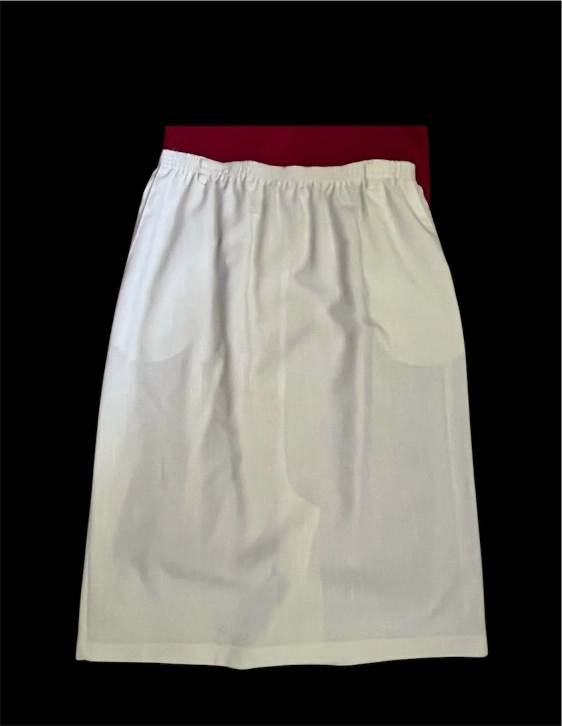 Alfred Dunner Summer White Fashion Skirt