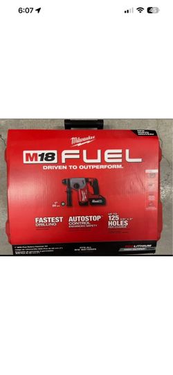 Milwaukee 2912-22 M18 FUEL 3-Mode Brushless 1" SDS Plus Rotary Hammer Kit
