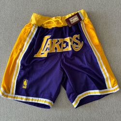 Los Angeles Lakers JUST DON Shorts