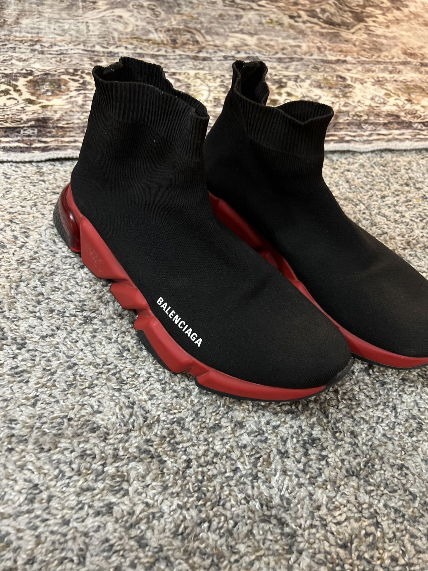 Balenciaga Mid Trainer Men’s Sneakers Size 11.5 Knit