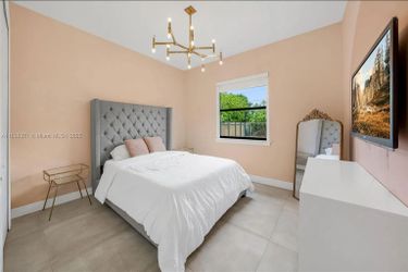 Queen Gray Upholstered Bed