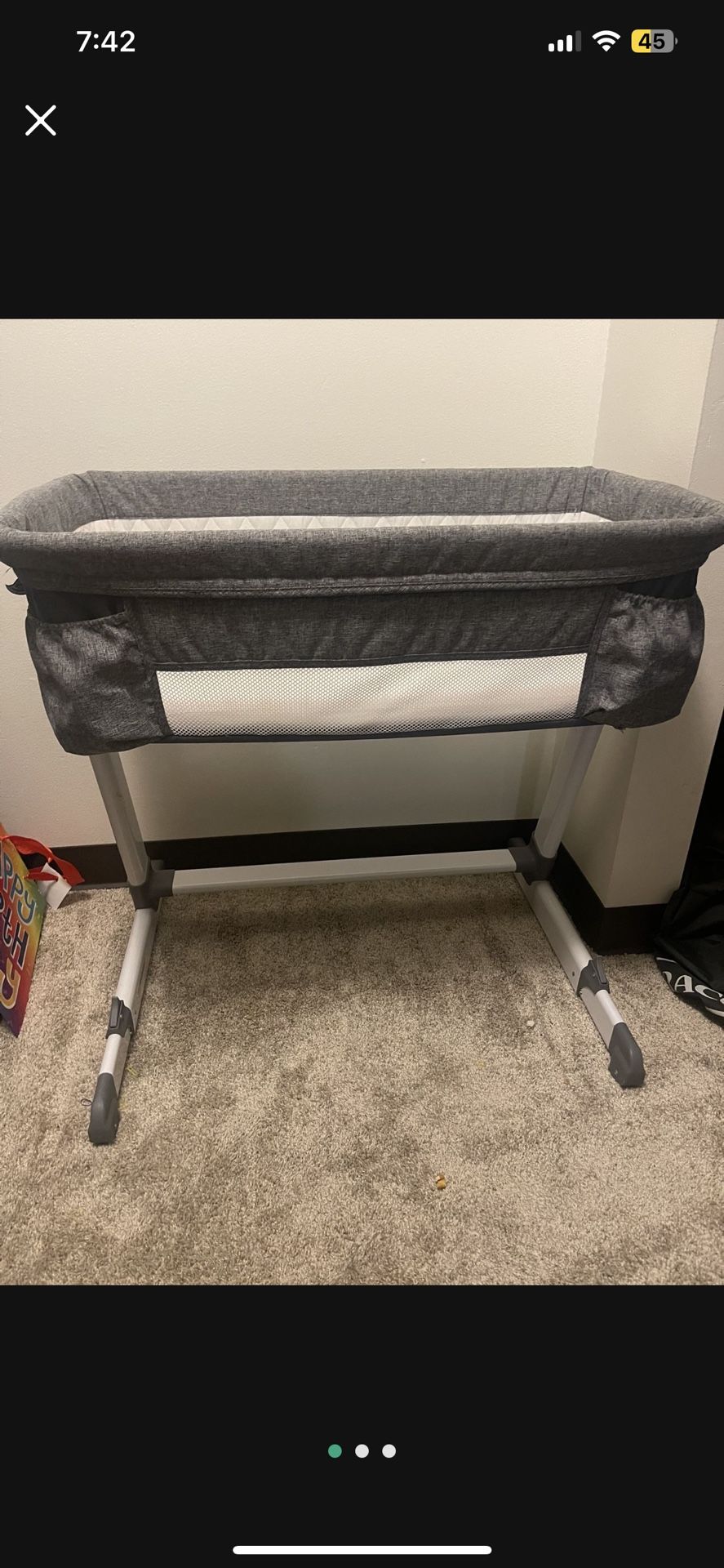 Grey Bassinet