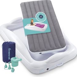 Hiccapop Inflatable Toddler Travel Bed