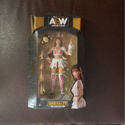 AEW RIHO W/ WOMENS CHAMPIONSHIP BELT FIGURE