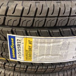 255/65/17 Goodyear Wrangler Territory HT