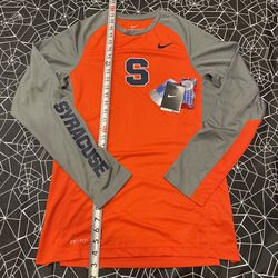 Syracuse Orange University NCAA Nike Long Sleeve BRAND NEW Mens Size Small