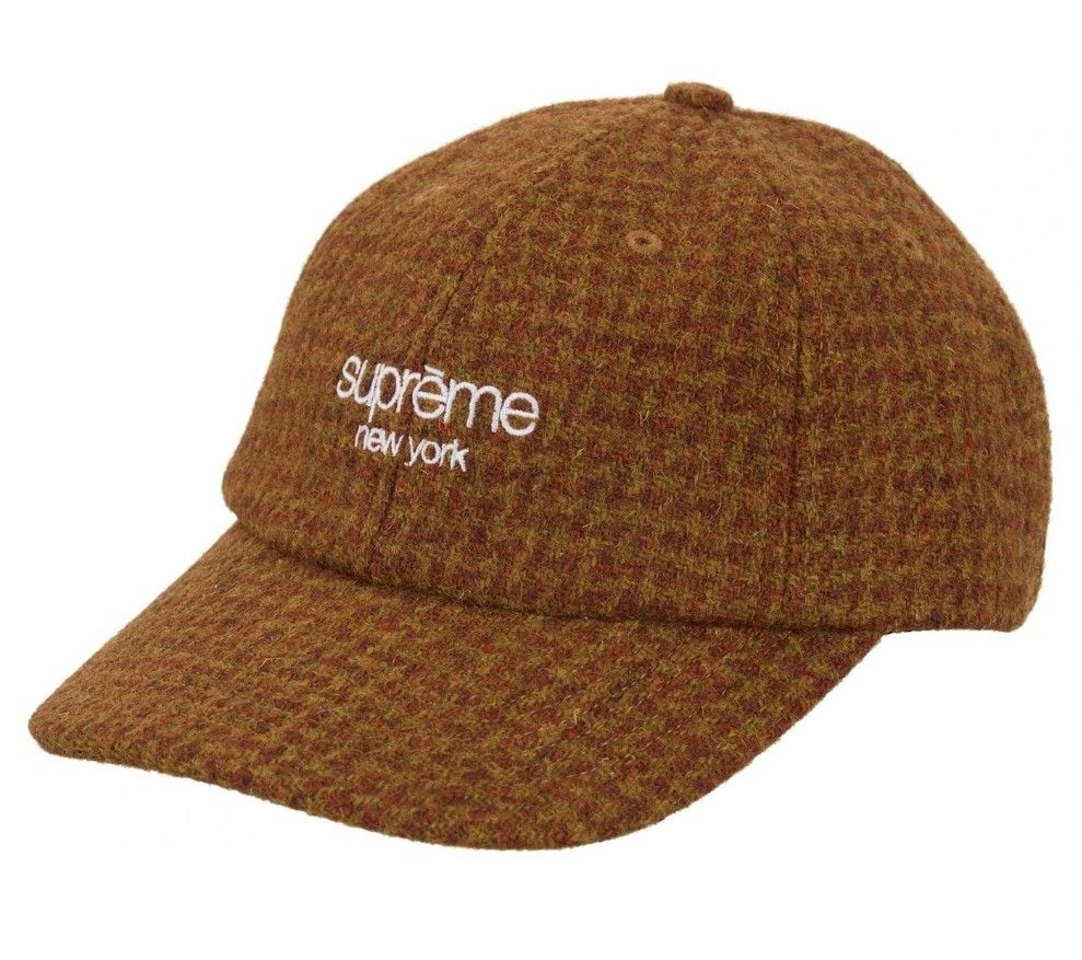 Supreme 6 Panel Hat Brown