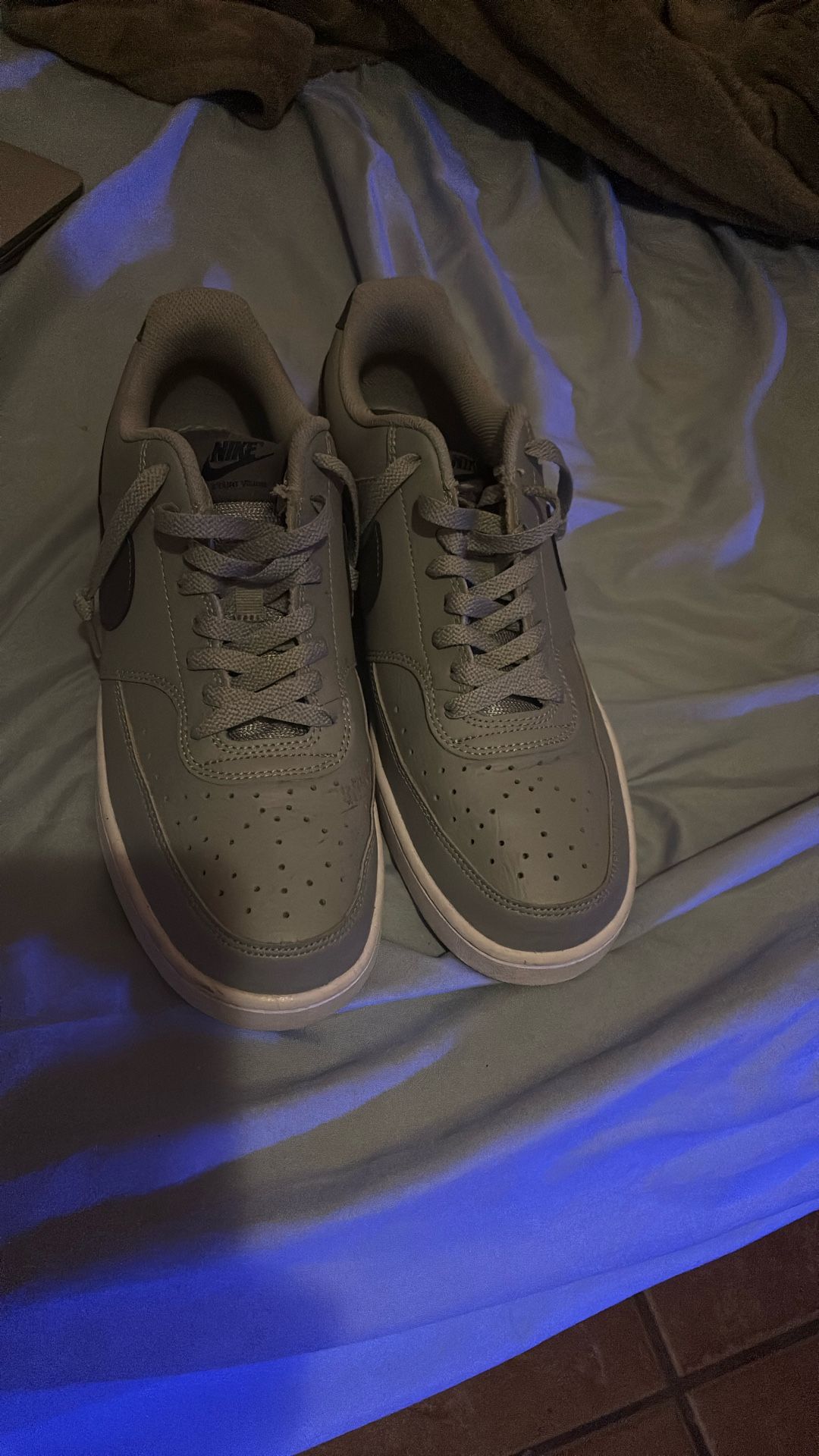 Gray And Purple Nikes