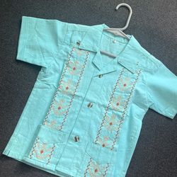 Guayabera Shirt New Boys 2t