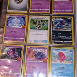 Pokemon Cards In Binder About 340 Cards All For 80.00