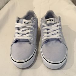 Vans Platform Sneakers Women’s 6.5 Lavender Blue Like New Worn Once 