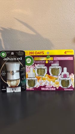 Air Wick Advanced Plug-In Warmer with 4 Refills
