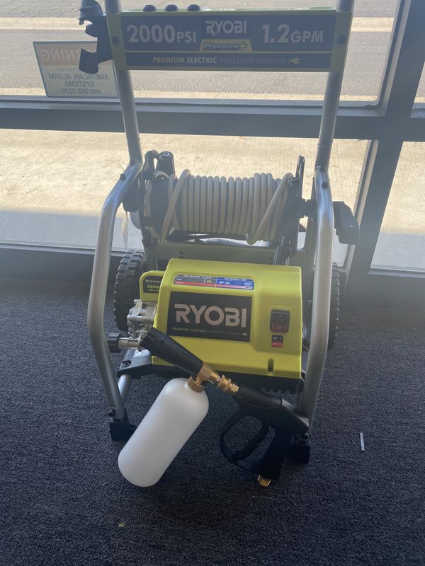 RYOBI 2,000 PSI 1.2 GPM Electric Pressure Washer with FOAM CANNON