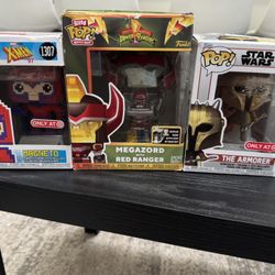 3 Different Pop! Figurines