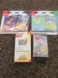 Set of 30th Sticker Collection + 30th Knockout Collection + Chaos Rising Bundle