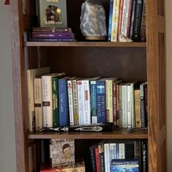 24" X 72" Solid Oak Mission Spindle Bookcase