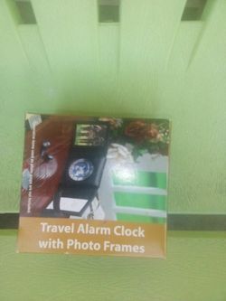 Travel/Alarm Photo Frame 