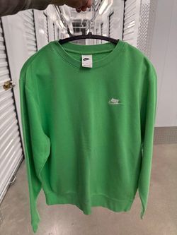 Nike Neon Green Sweatshirt - Size M