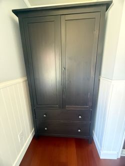 Wardrobe closet 78” tall with 2 drawers